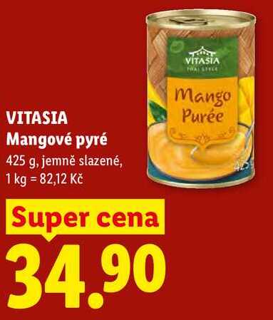 VITASIA Mangové pyré, 425 g
