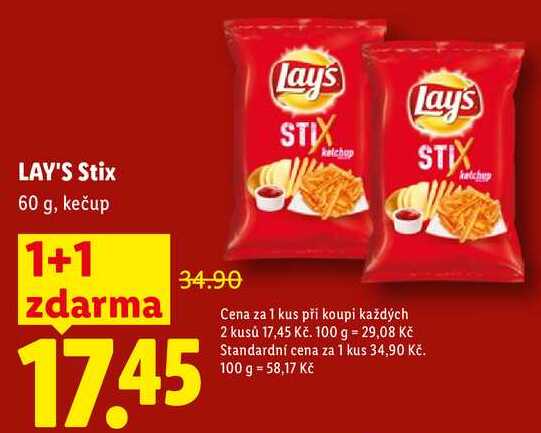 LAY'S Stix, 60 g
