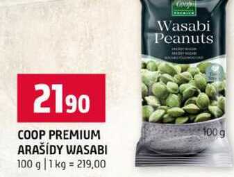 COOP PREMIUM ARAŠÍDY WASABI 100 g 