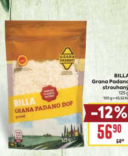 Grana Padana strouhaný 125g