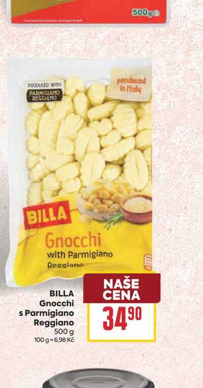 BILLA Gnocchi s Parmigiano Reggiano 500 g
