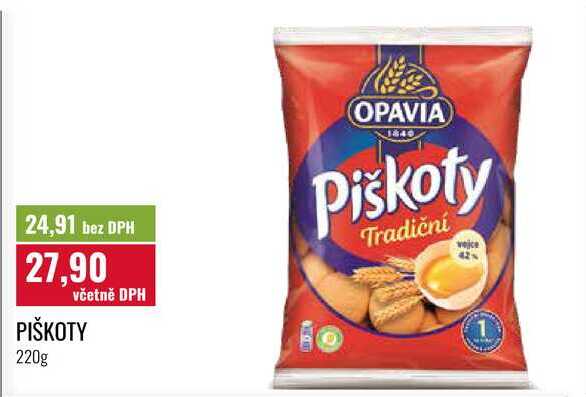 PIŠKOTY, 220g 