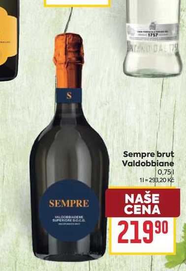 Sempre brut Valdobbiane 0,75l