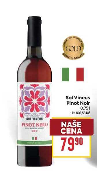 Sol Vineus Pinot Noir 0,75l