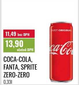 COCA-COLA, FANTA, SPRITE ZERO-ZERO, 0,331