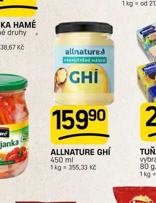 ALLNATURE GHÍ 450 ml 