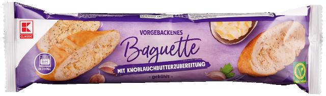 K-Classic Bageta na rozpékání různé druhy