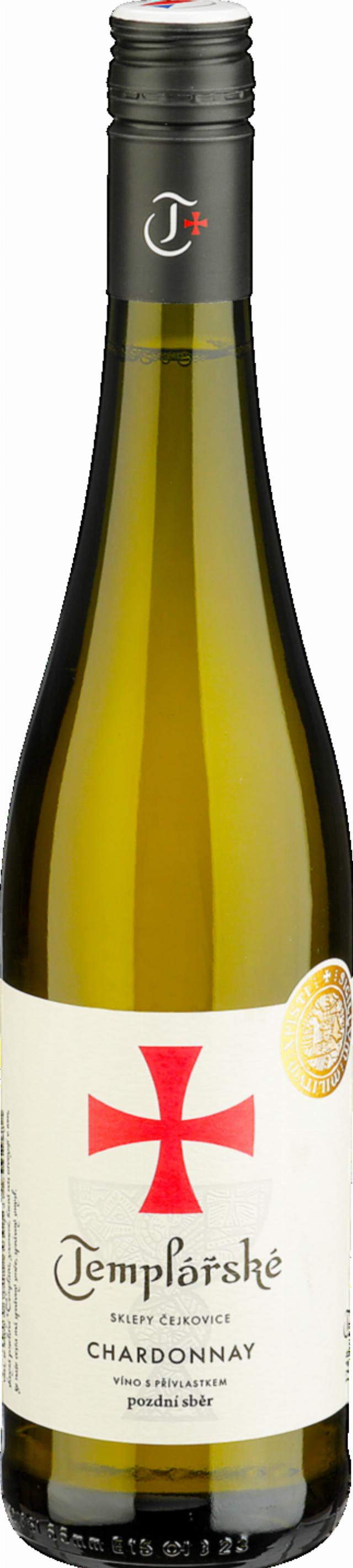 Templářské sklepy Víno Chardonnay