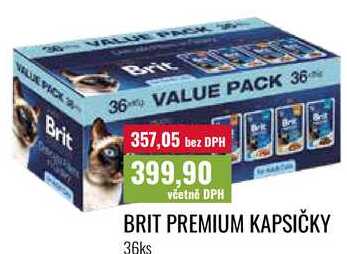 BRIT PREMIUM KAPSIČKY, 36ks 