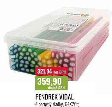 PENDREK VIDAL, 64X26g