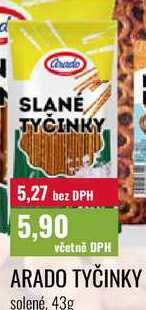 ARADO TYČINKY solené, 43g