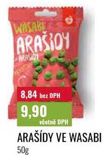 ARAŠÍDY VE WASABI 50g