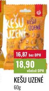 KEŠU UZENÉ 60g