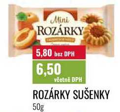 ROZÁRKY SUŠENKY 50g