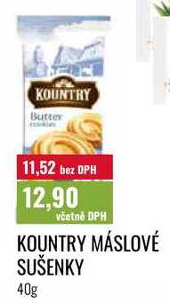 KOUNTRY MÁSLOVÉ SUŠENKY 40g 