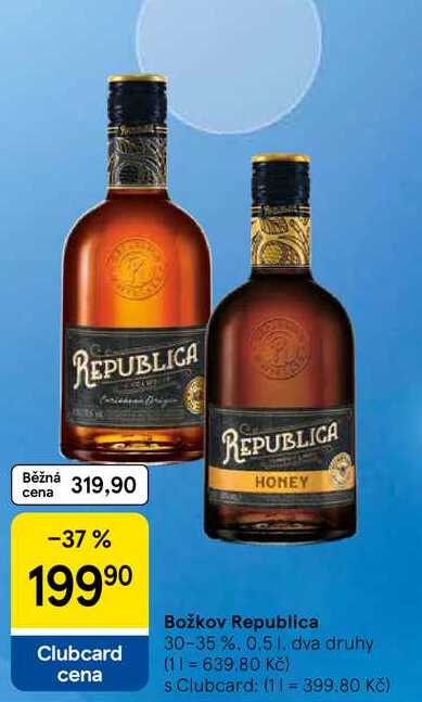 Božkov Republica 30-35 %, 0.5 l