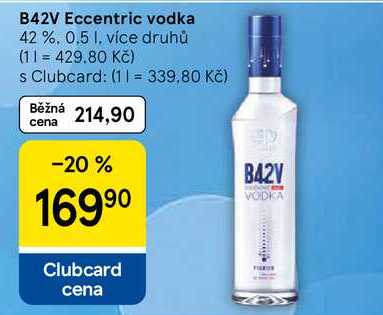 B42V Eccentric vodka 42 %, 0.5 l