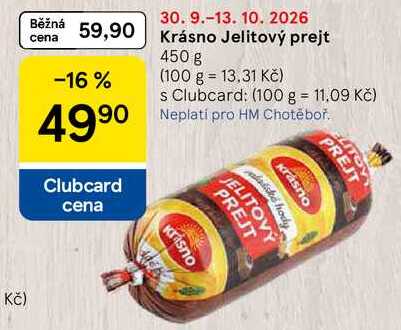 Krásno Jelitový prejt, 450 g