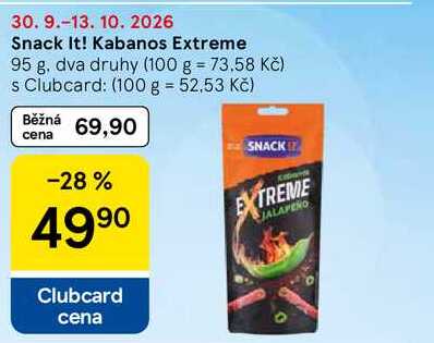 Snack It! Kabanos Extreme, 95 g