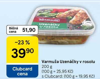 Varmuža Uzenáčky v rosolu, 200 g 