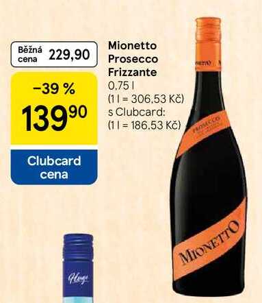 Mionetto Prosecco Frizzante, 750ml