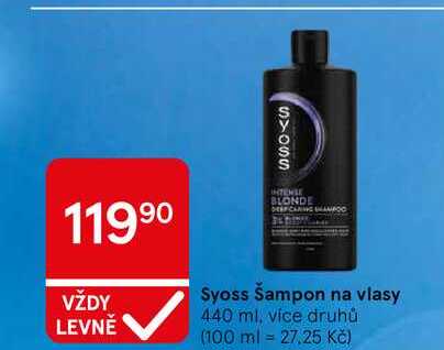 Syoss Šampon na vlasy, 440 ml, více druhů 