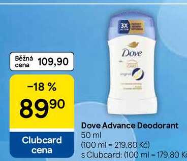 Dove Advance Deodorant, 50 ml 