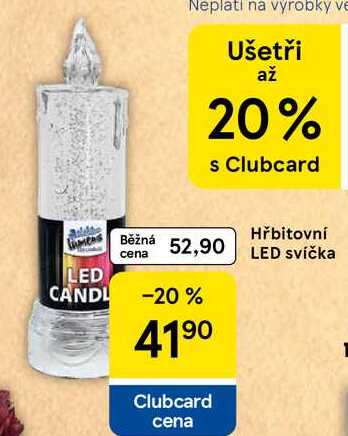 Hřbitovní LED svíčka