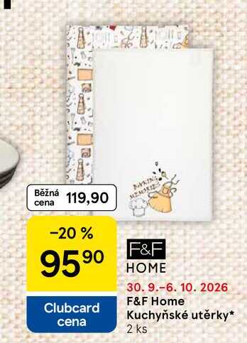 F&F Home Kuchyňské utěrky, 2 ks