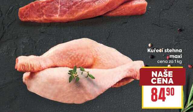 Kuřecí stehna chlazená 1 kg