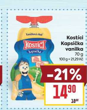 Kostíci Kapsička vanilka 70 g