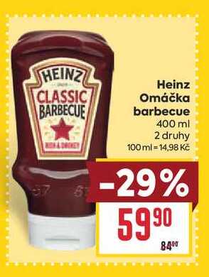 Heinz Omáčka barbecue 400 ml