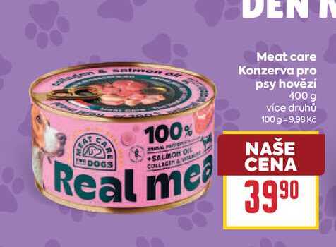Meat care Konzerva pro psy hovězí 400 g 