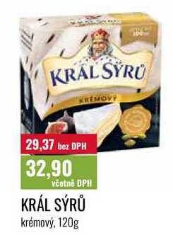 KRÁL SÝRŮ krémový, 120g