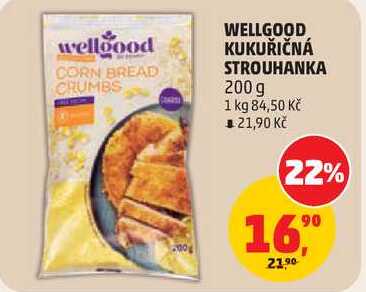 WELLGOOD KUKUŘIČNÁ STROUHANKA, 200 g