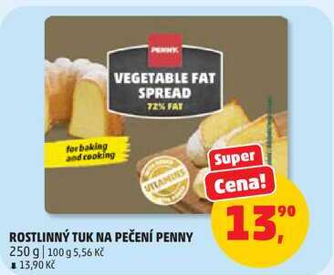 ROSTLINNÝ TUK NA PEČENÍ PENNY, 250 g
