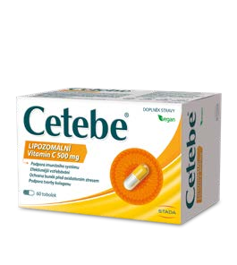 Cetebe lipozomální Vitamin C 500 mg