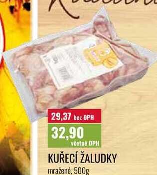 KUŘECÍ ŽALUDKY mražené, 500g