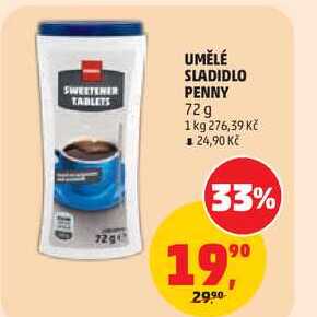 UMĚLÉ SLADIDLO PENNY, 72 g