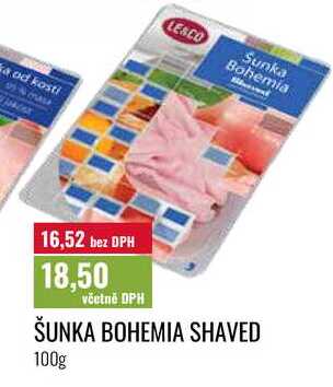 Le & Co Šunka bohemia výběrová 100g,