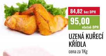 UZENÁ KUŘECÍ KŘÍDLA cena za 1kg 