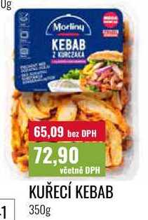 KUŘECÍ KEBAB -1 350g