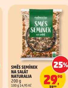 SMĚS SEMÍNEK NA SALÁT NATURALIA, 200 g