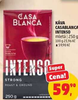 KÁVA CASABLANCA INTENSO mletá, 250 g 