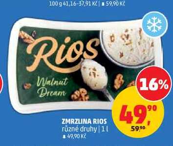 ZMRZLINA RIOS různé druhy, 1 l 