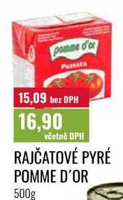 RAJČATOVÉ PYRÉ POMME D'OR 500g