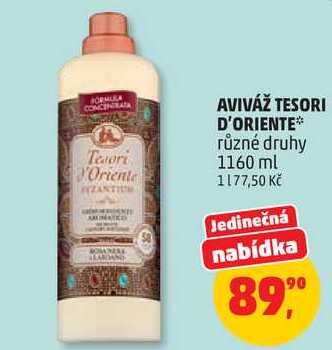 AVIVÁŽ TESORI D'ORIENTE různé druhy, 1160 ml  