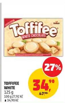 TOFFIFEE WHITE, 125 g 