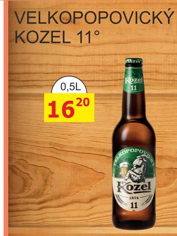 VELKOPOPOVICKÝ KOZEL 11° 0,5L