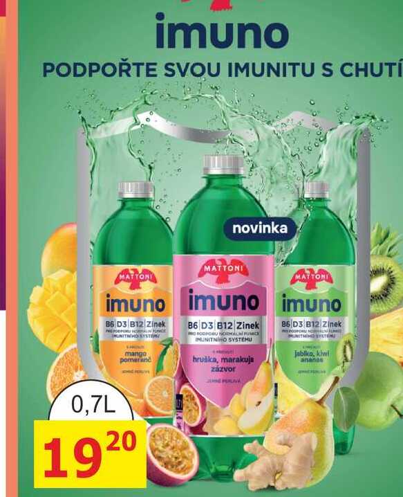 MATTONI imuno 0,7L 